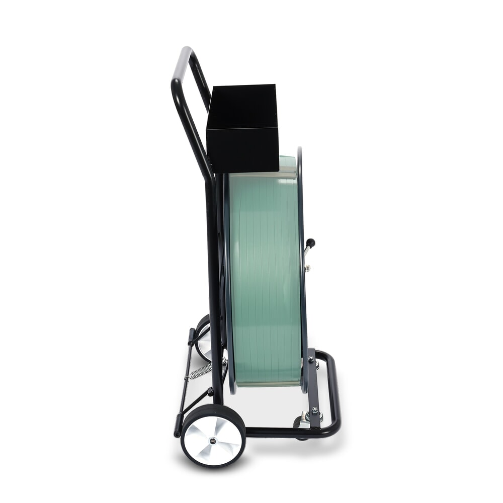 Productafbeelding nr. 3: HEMMDAL afrolwagen voor PP- en PET-omsnoeringsband, ergonomisch 4-wielsysteem, kerndiameter 406 mm