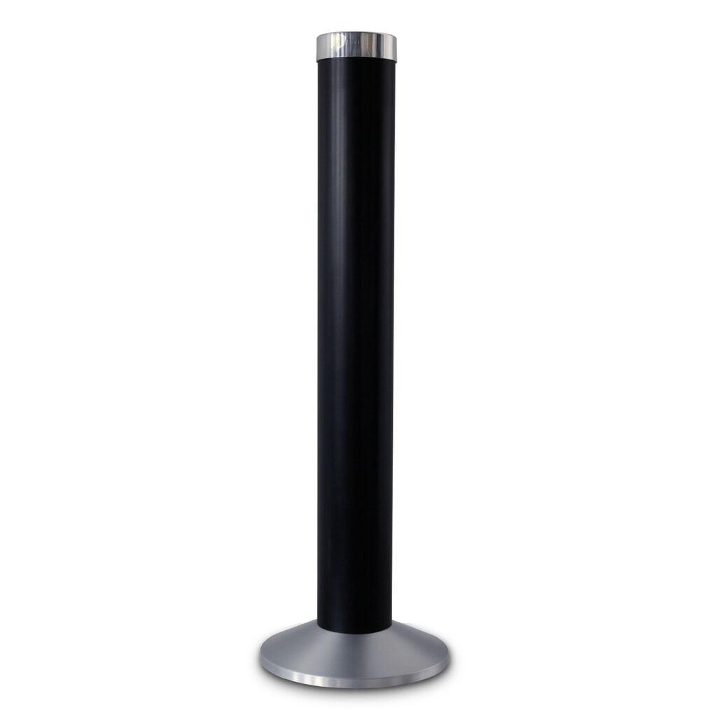HEMMDAL Asbakzuil van aluminium, zwart Product afbeelding: HEMMDAL Asbakzuil van aluminium, zwart