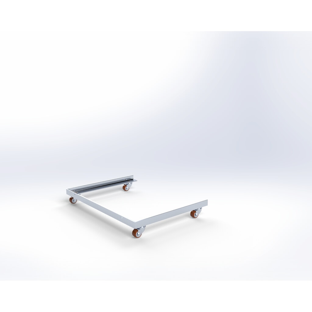 HEMMDAL dolly, verzinkt, DV 450 kg, voor pallets 800 x 600 mm Product afbeelding: HEMMDAL dolly, verzinkt, DV 450 kg, voor pallets 800 x 600 mm