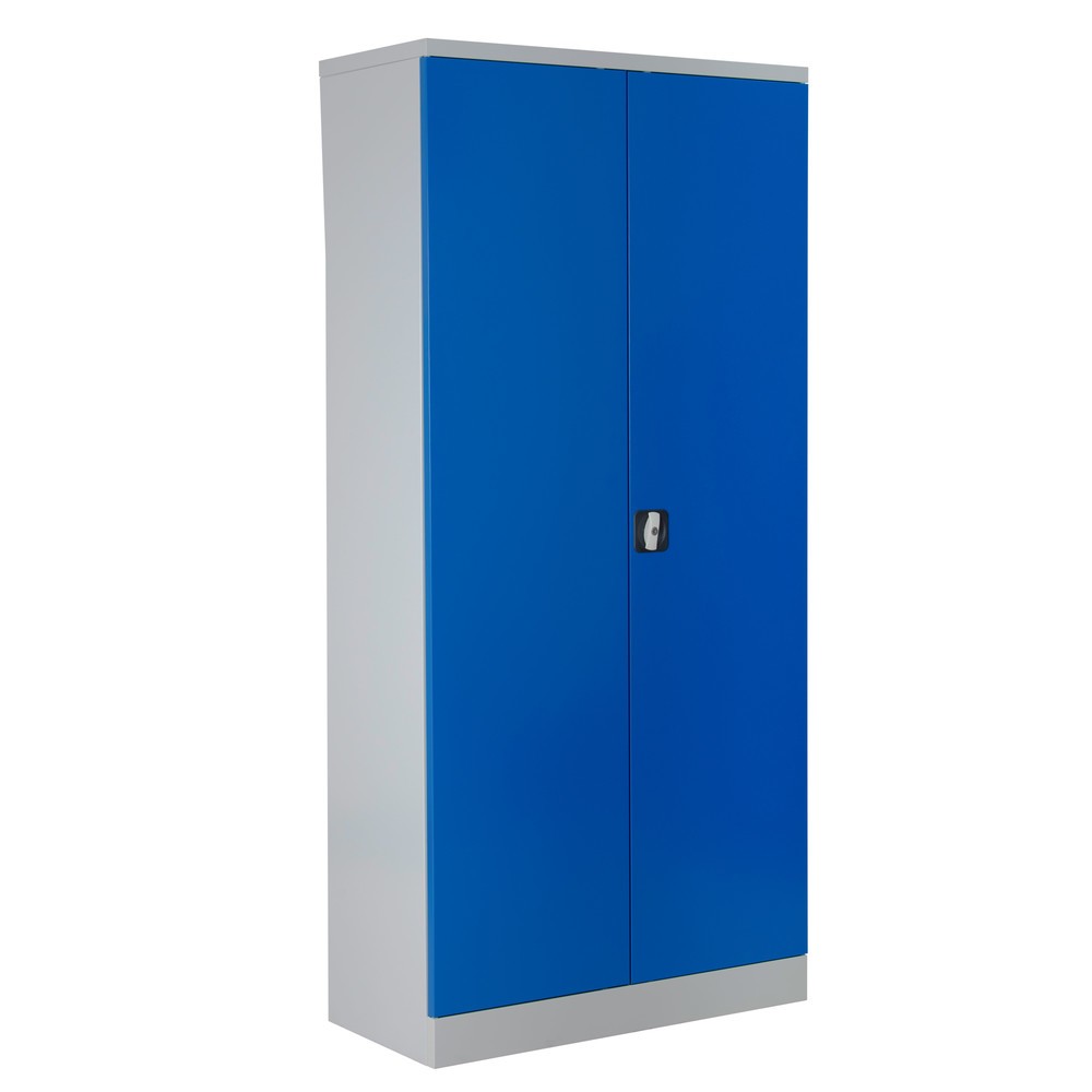 Product afbeelding: HEMMDAL Draaideurkast, hxbxd 1.950 x 925 x 420 mm, lichtgrijs/gentiaanblauw