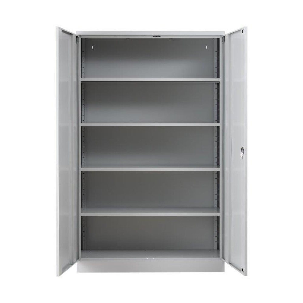 Productafbeelding nr. 2: HEMMDAL Draaideurkast, hxbxd 1.950 x 1.200 x 420 mm, lichtgrijs