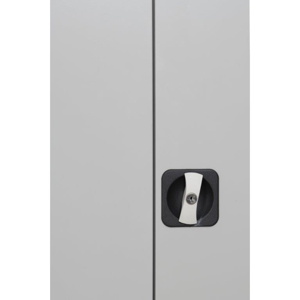 Productafbeelding nr. 4: HEMMDAL Draaideurkast, hxbxd 1.950 x 925 x 420 mm, lichtgrijs