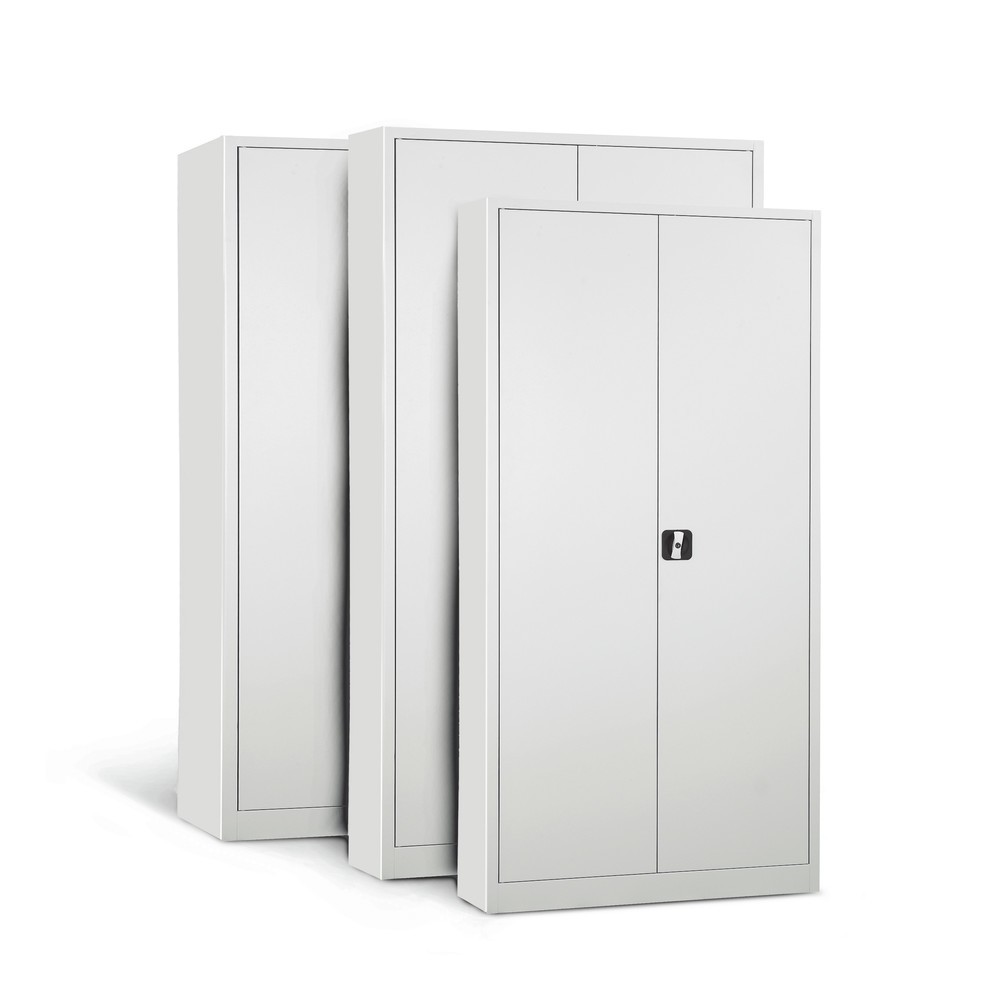 Productafbeelding nr. 3: HEMMDAL Draaideurkast, hxbxd 1.950 x 925 x 500 mm, lichtgrijs