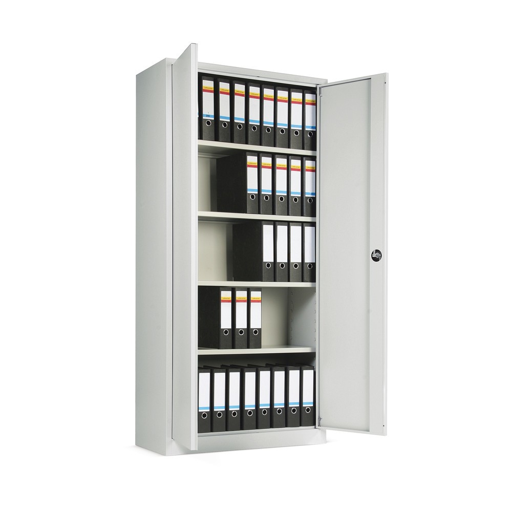 Productafbeelding nr. 2: HEMMDAL Draaideurkast, hxbxd 1.950 x 925 x 500 mm, lichtgrijs