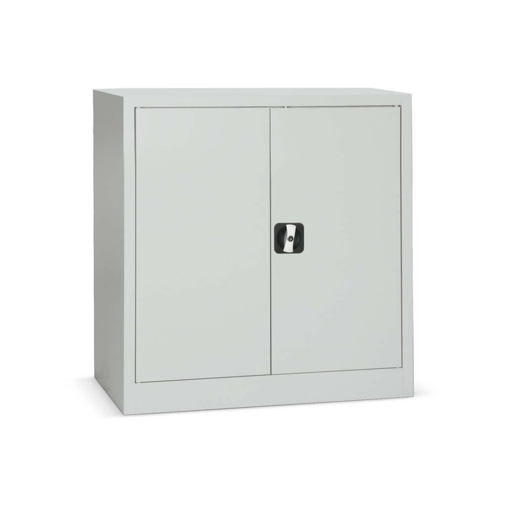 HEMMDAL Draaideurkast, 2 OH, breedte 800 mm, RAL 7035 lichtgrijs Productafbeelding nr. 1: HEMMDAL Draaideurkast, 2 OH, breedte 800 mm, RAL 7035 lichtgrijs