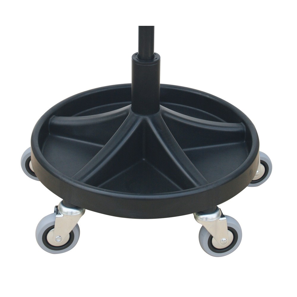 Productafbeelding nr. 2: Draaikruk HEMMDAL, PU zitting, zithoogte 400-530 mm, gereedschapsschaal, wielen