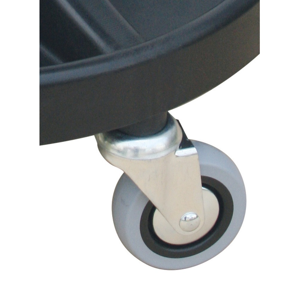 Productafbeelding nr. 3: Draaikruk HEMMDAL, PU zitting, zithoogte 400-530 mm, gereedschapsschaal, wielen