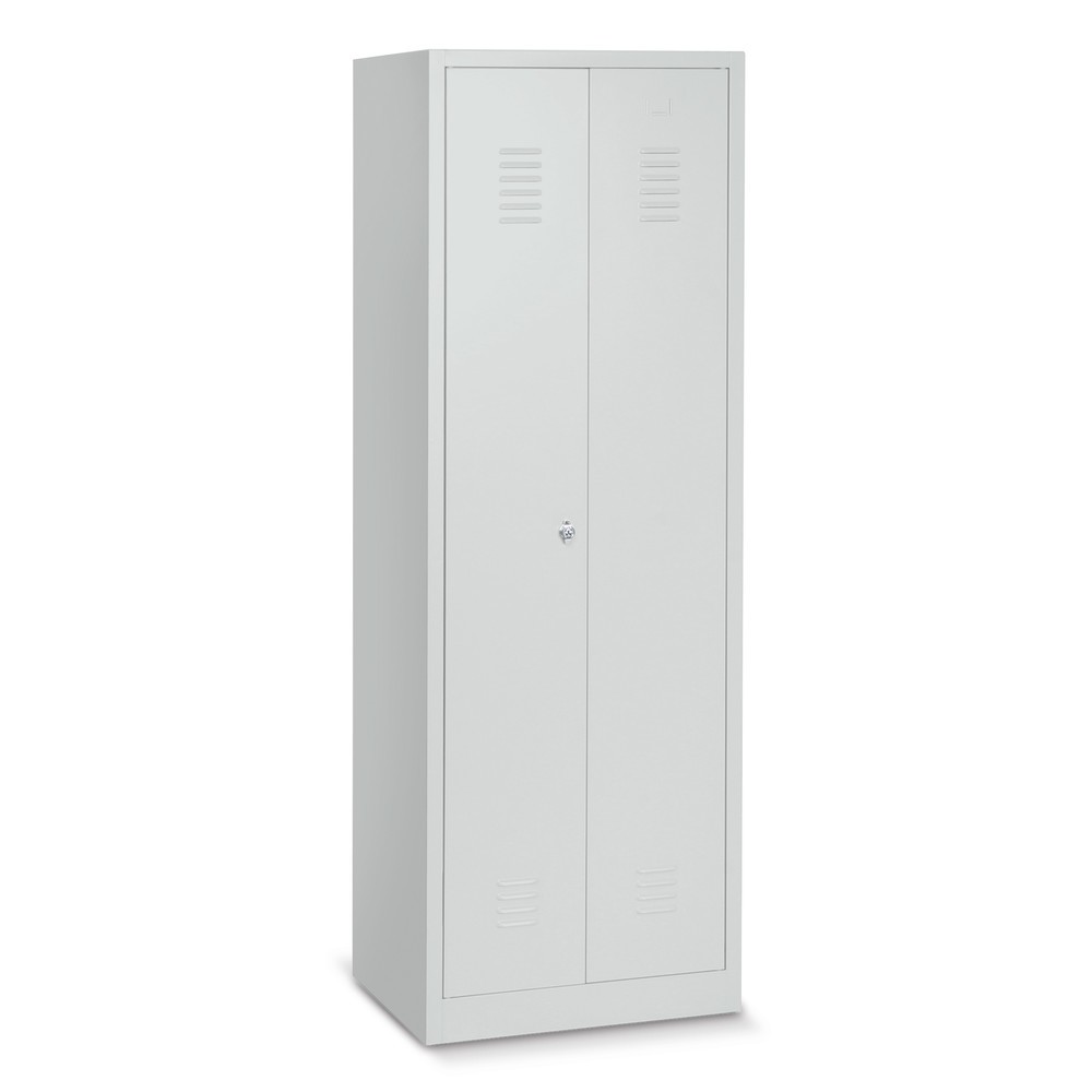 Productafbeelding nr. 2: HEMMDAL Garderobekast met dubbel compartiment, 1 compartiment, hxbxd 1.800 x 600 x 500 mm, lichtgrijs