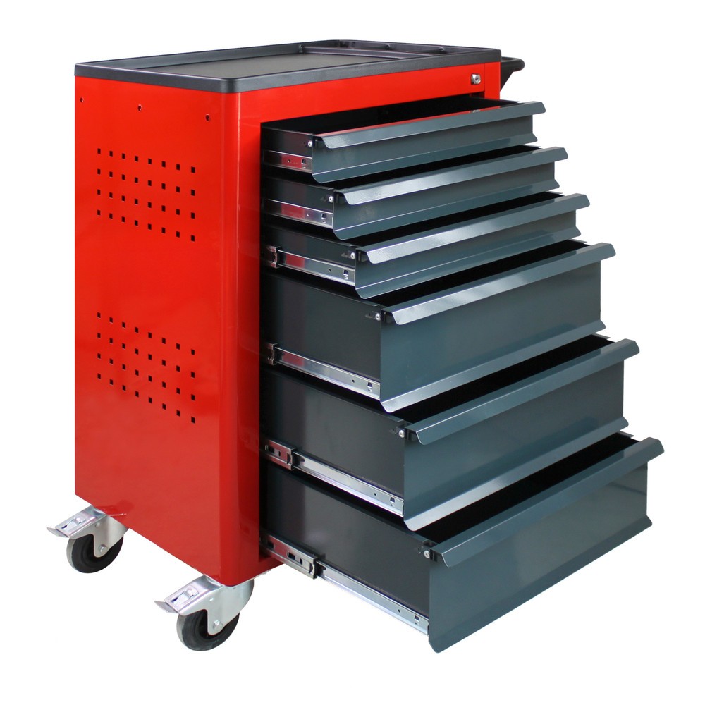 Productafbeelding nr. 6: HEMMDAL gereedschapswagen, incl. 115-delig gereedschapsassortiment, rood