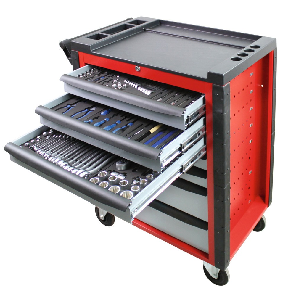 Product afbeelding: HEMMDAL Kastwagen, incl 190-delig gereedschapsassortiment