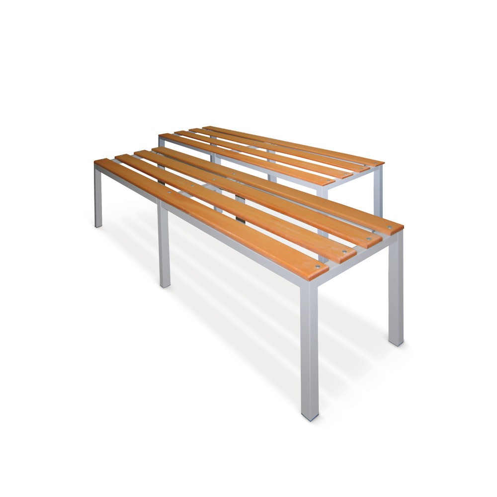 Product afbeelding: HEMMDAL Kleedkamerbank met zitting van hardhout, lengte 1.200 mm