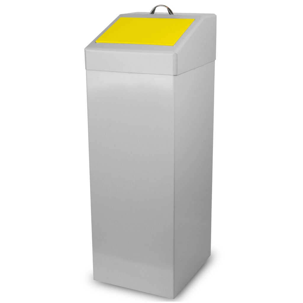 HEMMDAL Kringloop afvalbak, 87 l, geel Product afbeelding: HEMMDAL Kringloop afvalbak, 87 l, geel