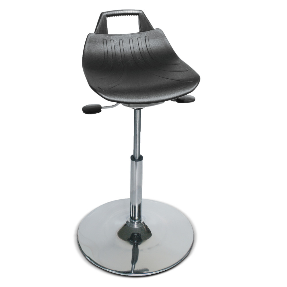 Product afbeelding: HEMMDAL Kruk Premium, PP-zitting, zithoogte 560-820 mm, schotelvoet