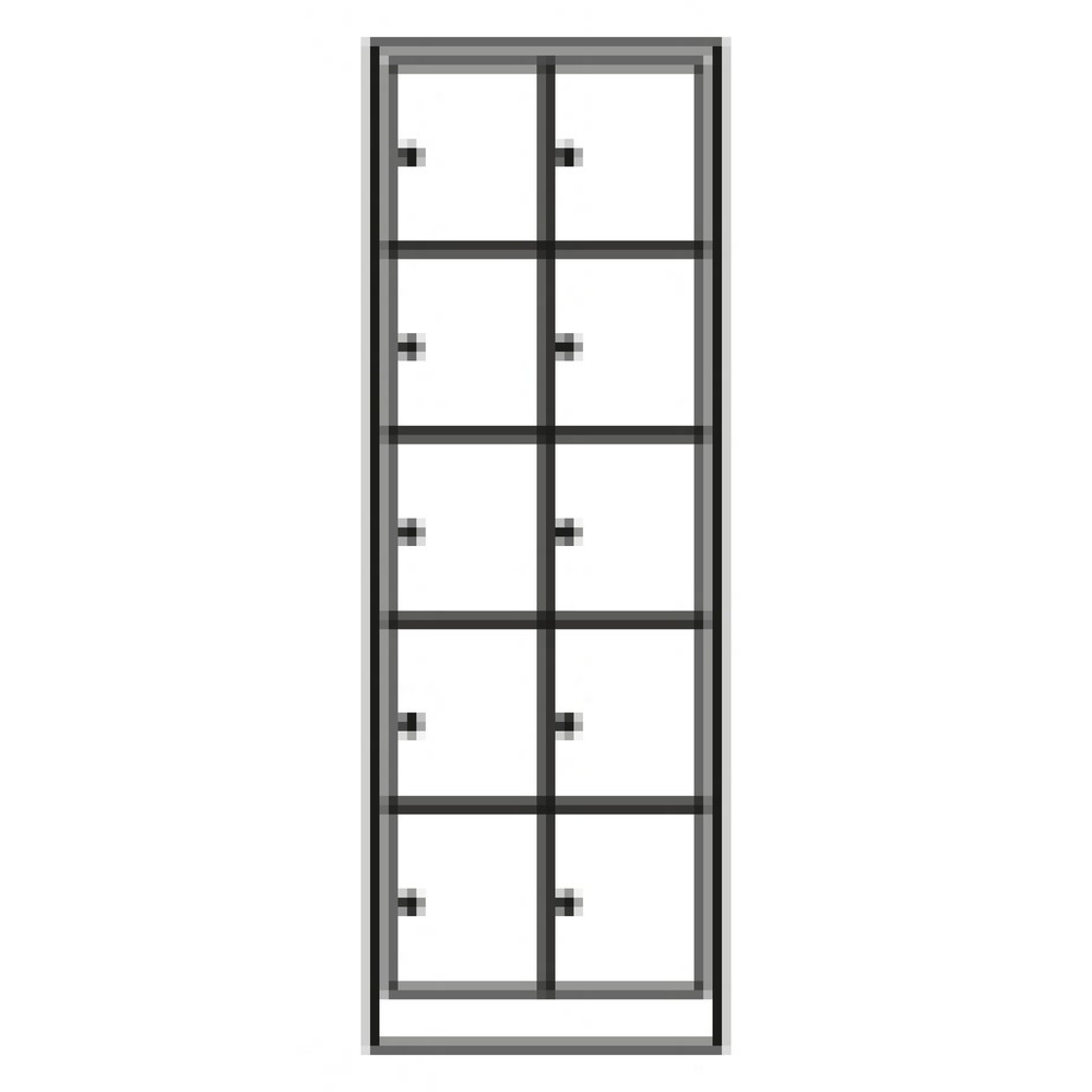Productafbeelding nr. 4: HEMMDAL Locker, 2 x 5 vakken, hxbxd 1.900 x 800 x 450 mm