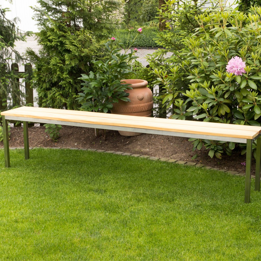 Productafbeelding nr. 2: HEMMDAL Parkbank, 4 poten, 2 zittinglatten,  lengte 1.000 mm