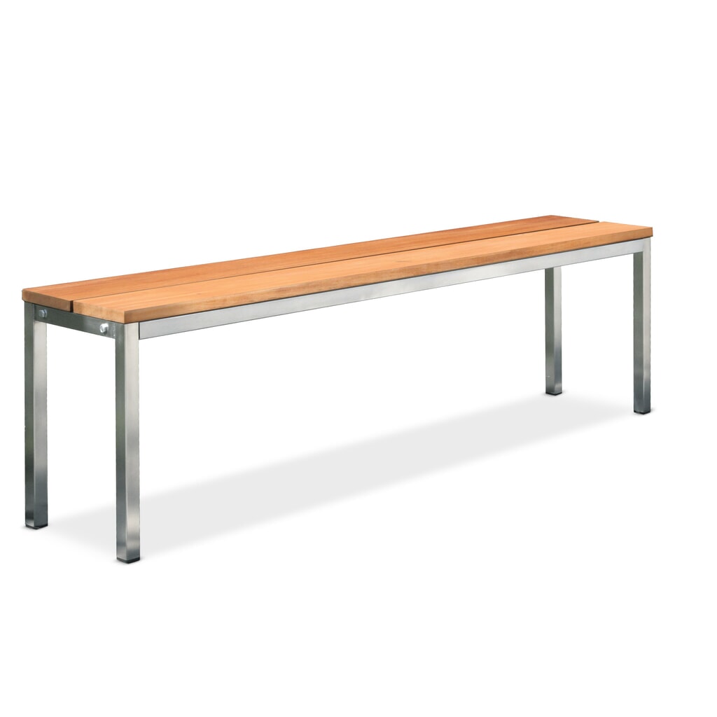 Product afbeelding: HEMMDAL Parkbank, 4 poten, 2 zittinglatten,  lengte 1.000 mm