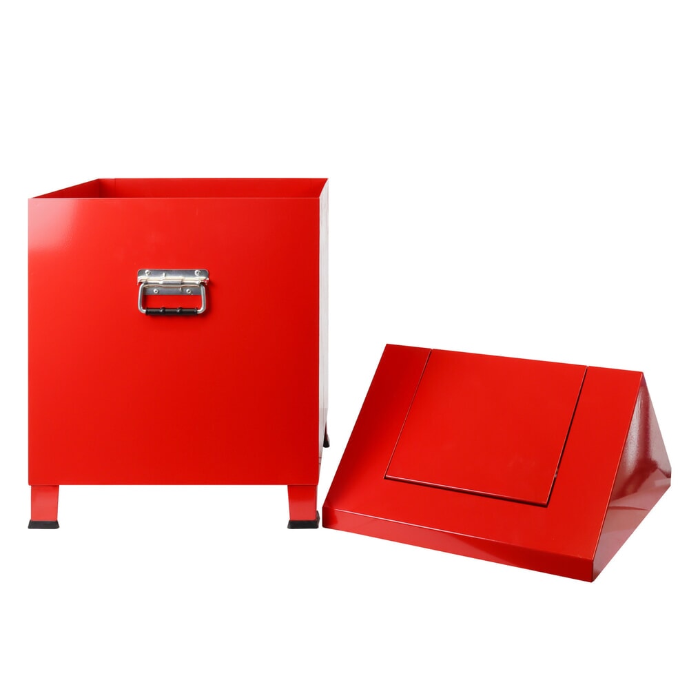 Productafbeelding nr. 7: HEMMDAL poetsdoekenbak, H x B x D 680 x 400 x 400 mm, vuurrood