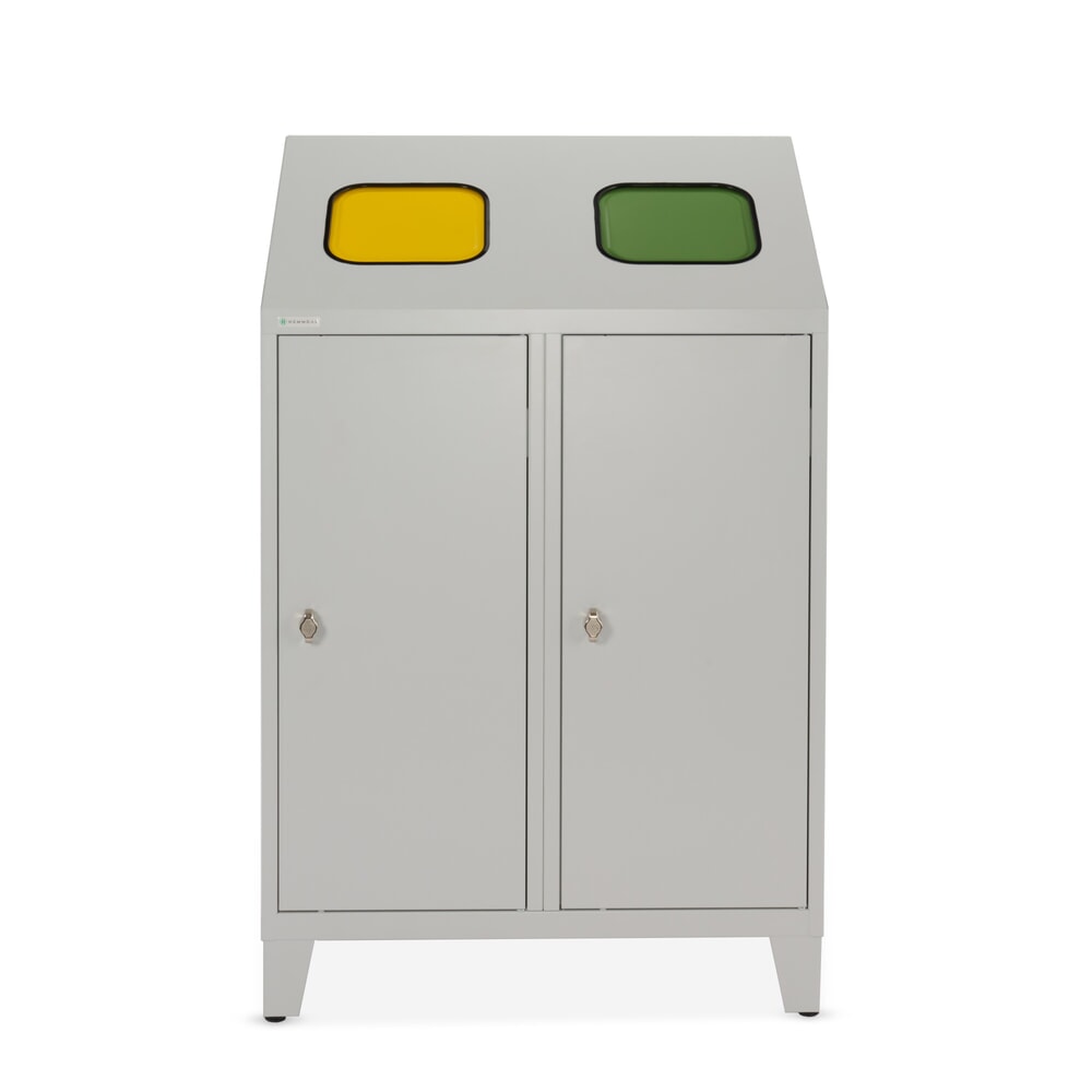 Productafbeelding nr. 3: HEMMDAL recycling-afvalemmer Duo, met 2 zakkenhouders, elk 120 liter