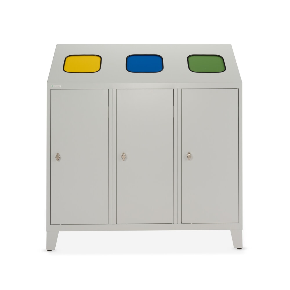Productafbeelding nr. 7: HEMMDAL recycling-afvalemmer Trio, met 3 binnenbakken, elk 120 liter