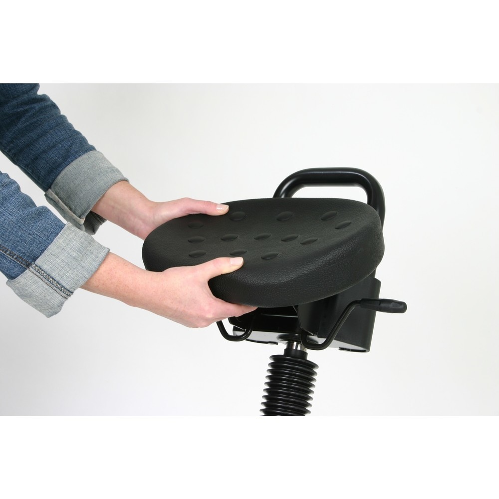 Productafbeelding nr. 3: Stahulp HEMMDAL, kantelbare comfortabele zitting, zithoogte 645-825 mm, draaggreep