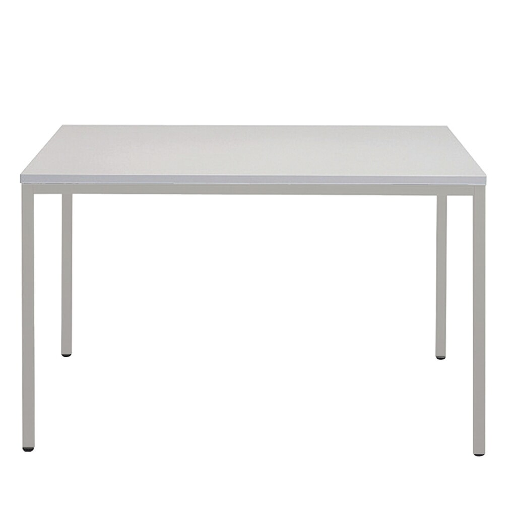 Product afbeelding: HEMMDAL Stalen tafel, bxd 800 x 800 mm, lichtgrijs