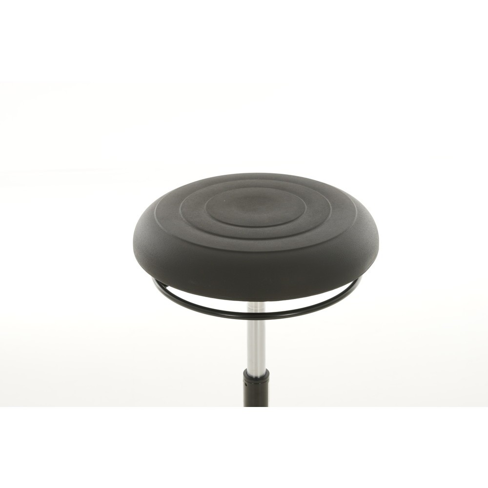Productafbeelding nr. 2: Stakruk HEMMDAL, draaibare PU zitting, zithoogte 510-700 mm, schotelvoet