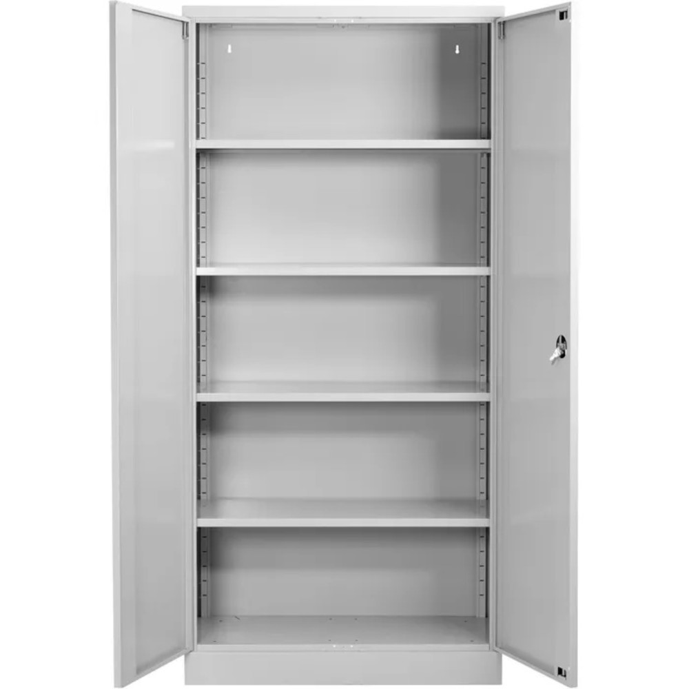 Productafbeelding nr. 5: HEMMDAL Werkplaats draaideurkast, hxbxd 1.950 x 925 x 600 mm, lichtgrijs/lichtgrijs