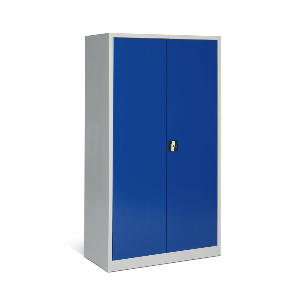 Productafbeelding nr. 6: HEMMDAL Werkplaats draaideurkast, hxbxd 1.800 x 800 x 380 mm, lichtgrijs/gentiaanblauw
