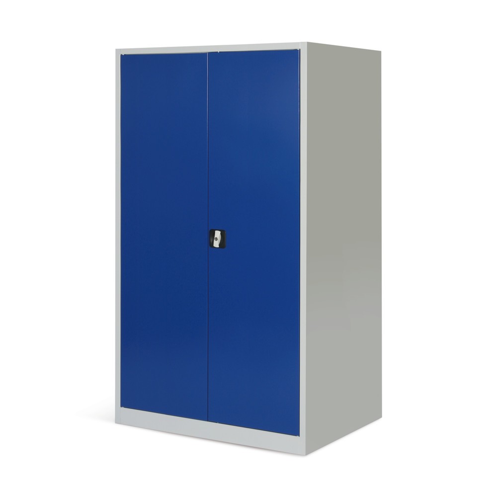 Productafbeelding nr. 3: HEMMDAL Werkplaats draaideurkast, hxbxd 1.950 x 1.200 x 600 mm, lichtgrijs/gentiaanblauw