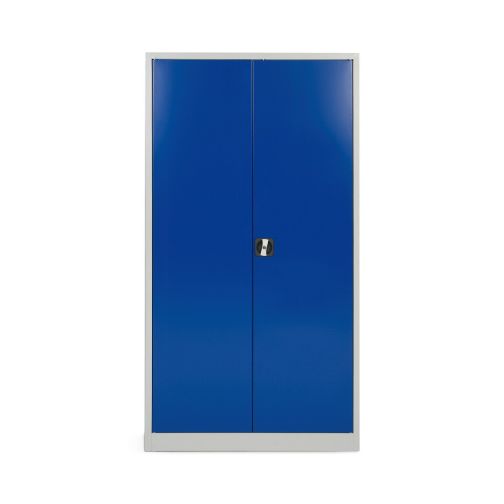 Productafbeelding nr. 6: HEMMDAL Werkplaats draaideurkast, hxbxd 1.950 x 925 x 600 mm, lichtgrijs/gentiaanblauw