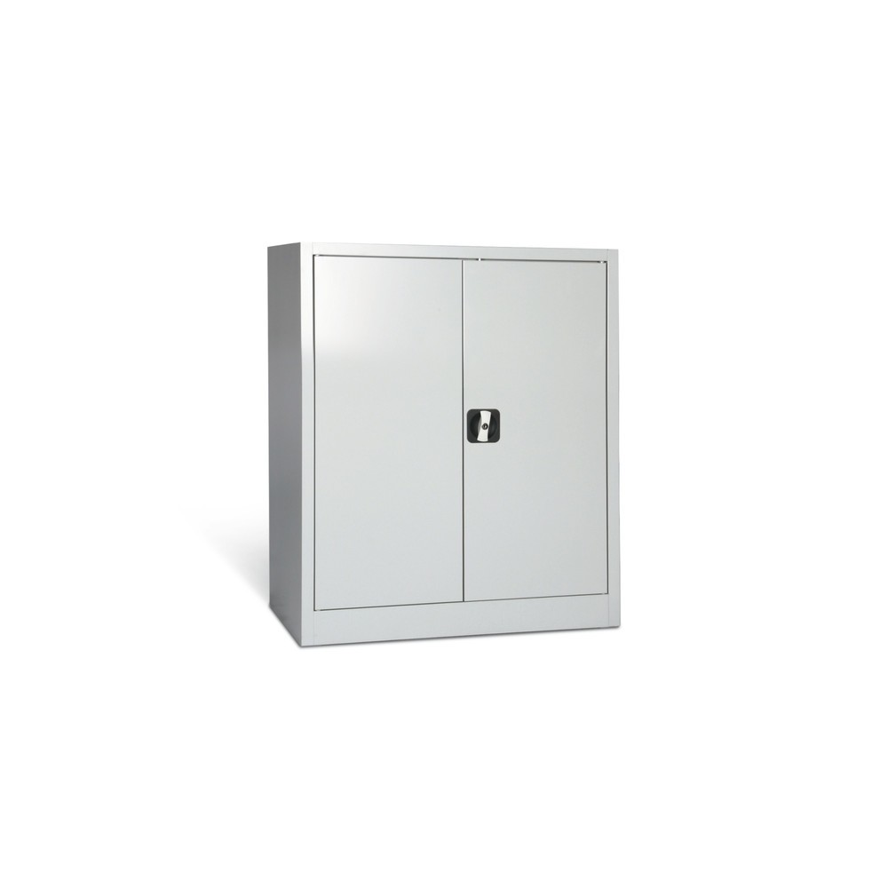 Product afbeelding: HEMMDAL Werkplaatsbijzetkast met 2 legborden, hxbxd 1.000 x 800 x 380 mm, lichtgrijs