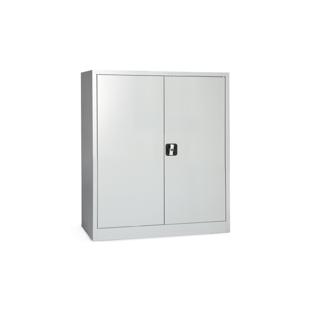 Product afbeelding: HEMMDAL Werkplaatsbijzetkast met 2 legborden, hxbxd 1.200 x 1.200 x 420 mm, lichtgrijs