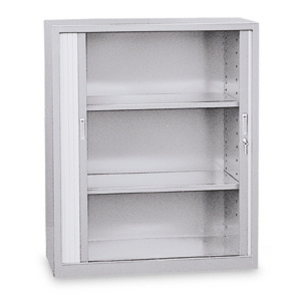 Product afbeelding: HEMMDAL Werkplaatsroldeurkast, hxbxd 1.050 x 1.200 x 460 mm, legborden lichtgrijs