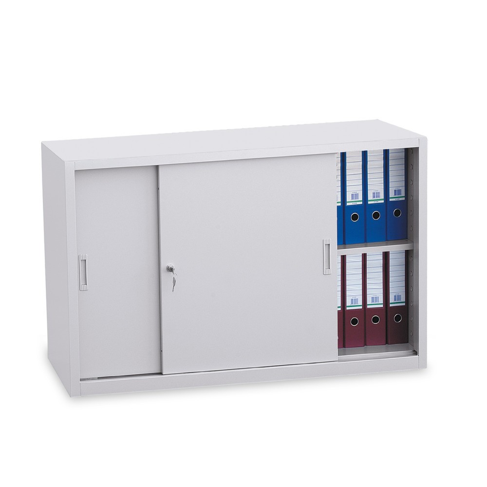Product afbeelding: Schuifdeurkast HEMMDAL, 2 OH, lichtgrijs