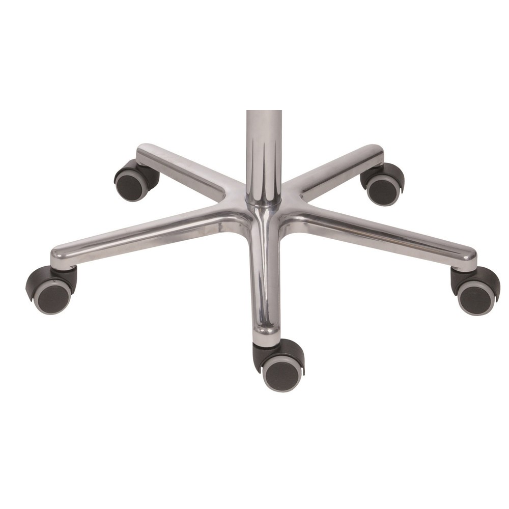 Productafbeelding nr. 2: XXL draaikruk HEMMDAL, zitting van beukenhout, zithoogte 470-650 mm, wielen