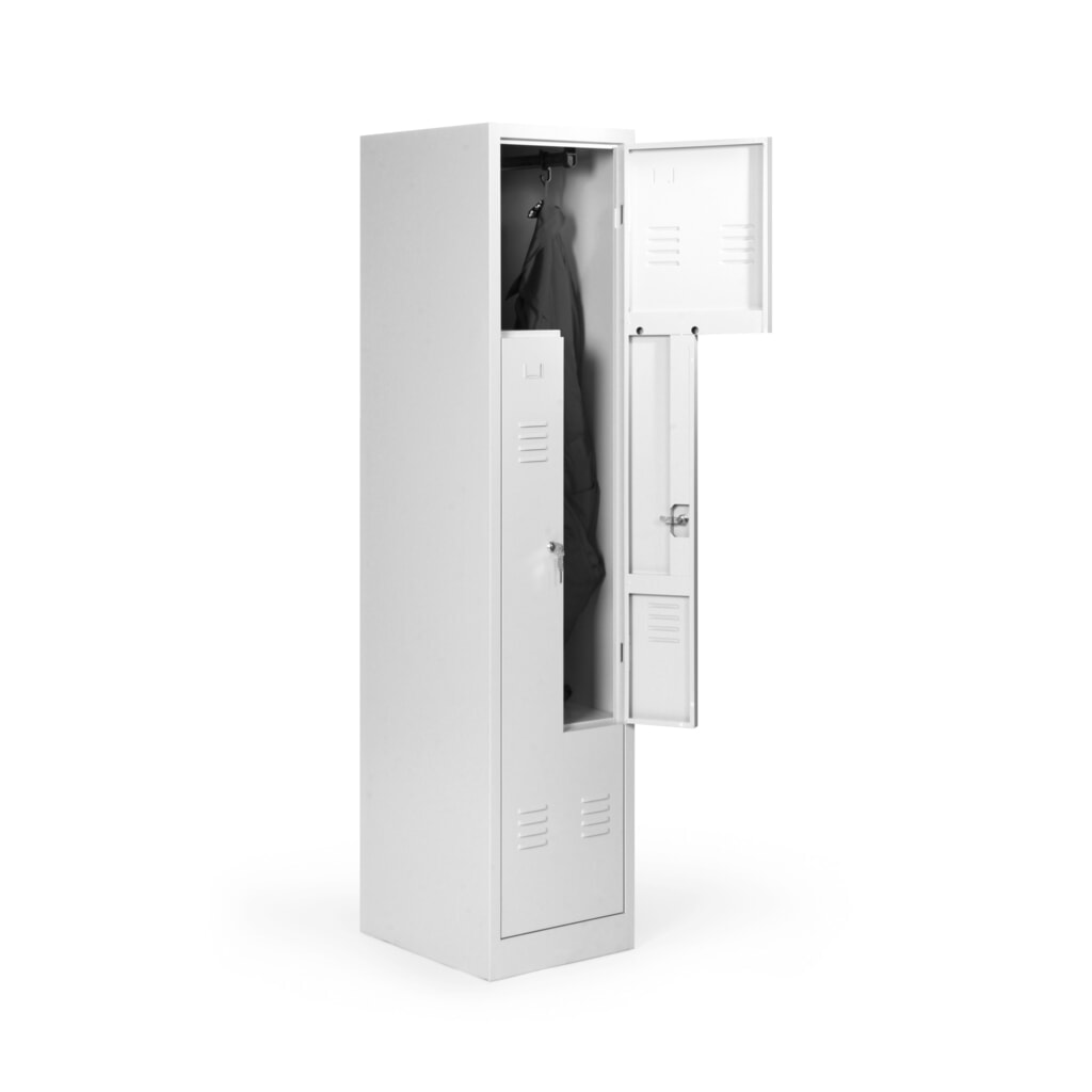 Product afbeelding: HEMMDAL Z-garderobekast met 2 compartimenten, hxbxd 1.800 x 415 x 500 mm