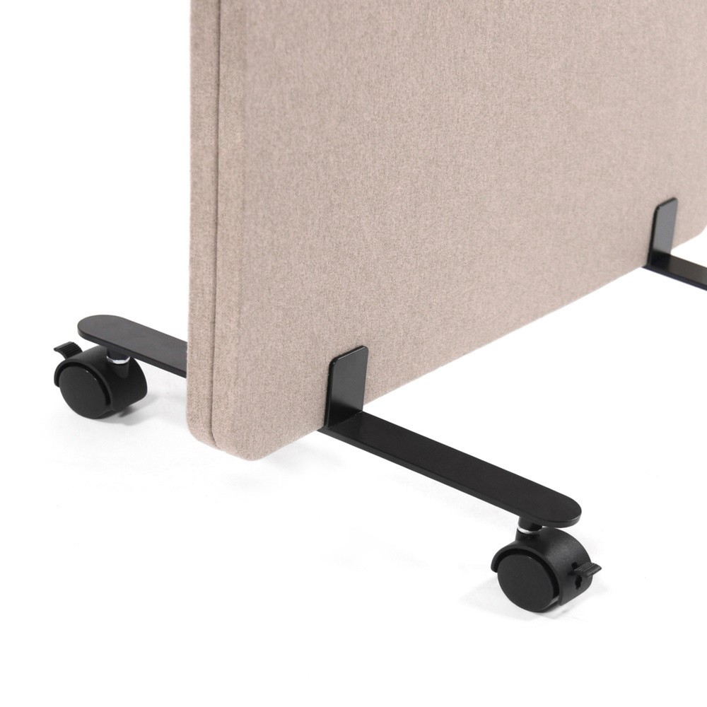 Productafbeelding nr. 6: Verrijdbaar akoestisch scheidingswandsysteem hjh OFFICE FLEXMIUT set van 2, taupe