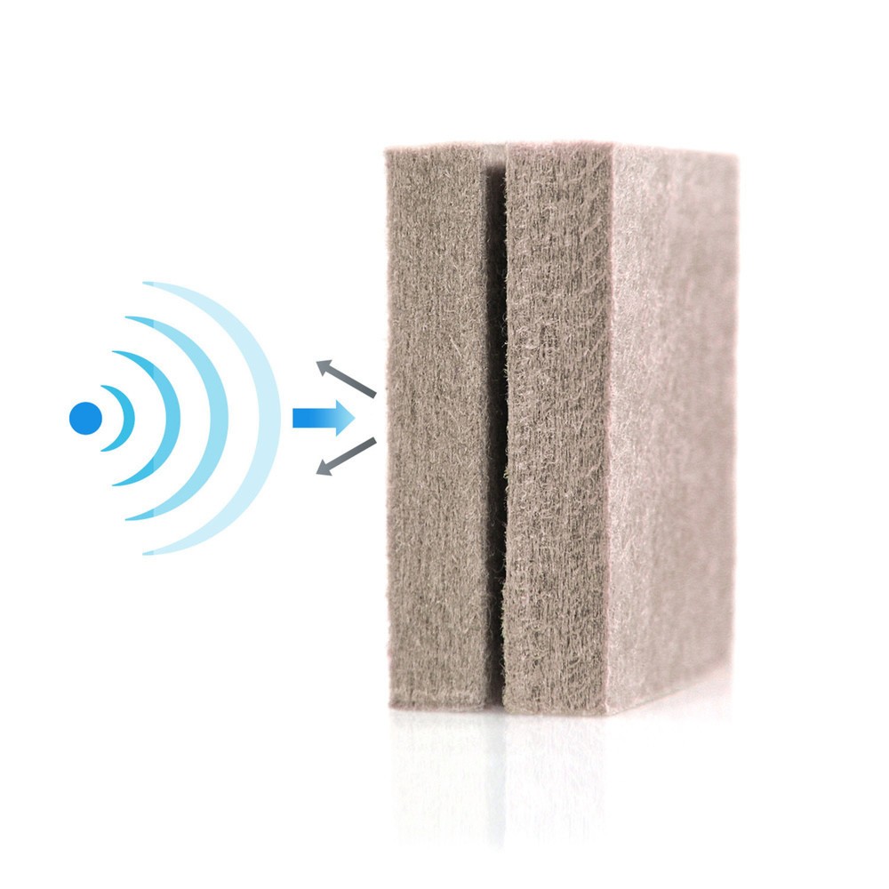 Productafbeelding nr. 8: Verrijdbaar akoestisch scheidingswandsysteem hjh OFFICE FLEXMIUT set van 2, taupe