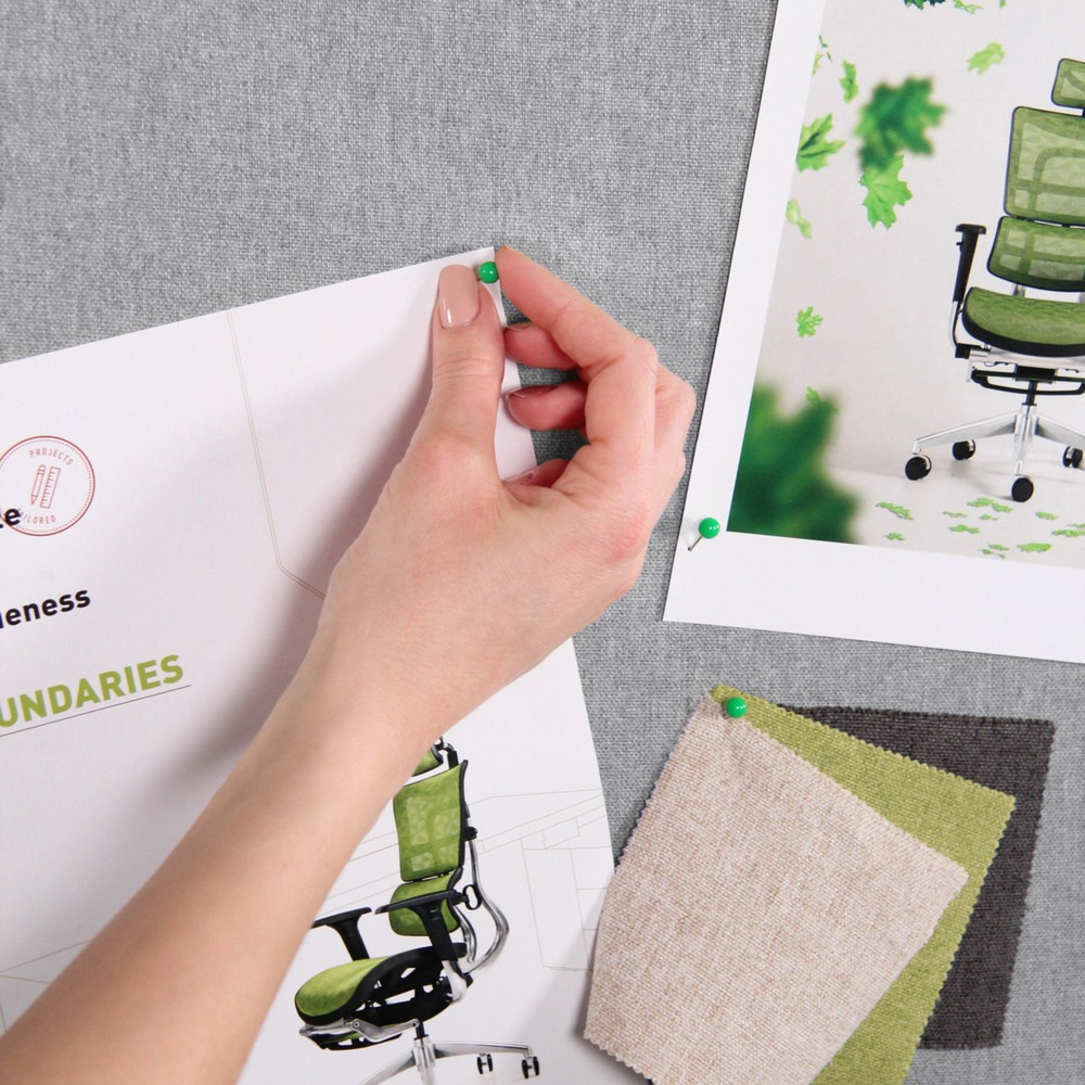 Productafbeelding nr. 10: Verrijdbaar akoestisch scheidingswandsysteem hjh OFFICE FLEXMIUT set van 2, lichtgrijs