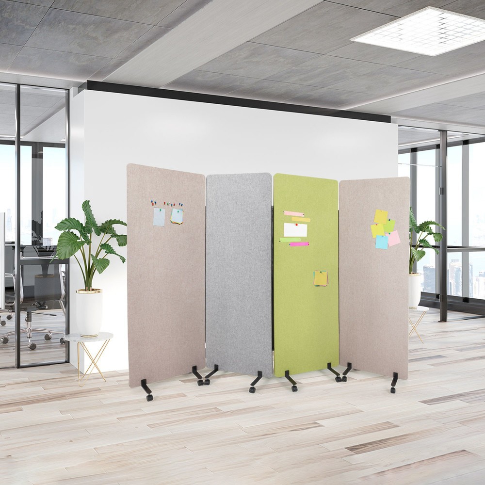 Productafbeelding nr. 2: Middenstuk voor scheidingswandsysteem hjh OFFICE FLEXMIUT, donkergrijs