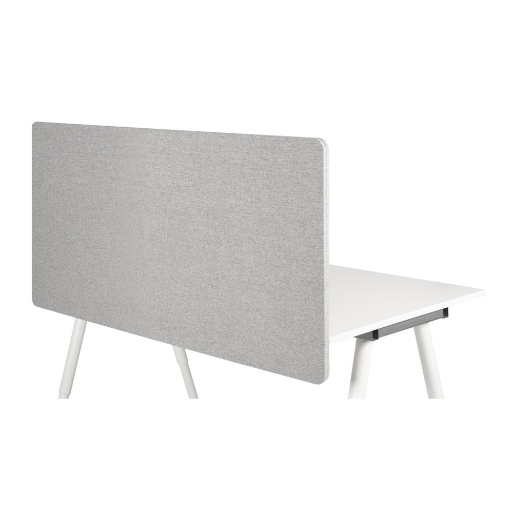 Productafbeelding nr. 2: Akoestische tafelscheidingswand hjh OFFICE FLEXMIUT D 120 cm, lichtgrijs