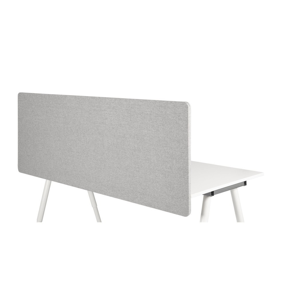 Productafbeelding nr. 2: Akoestische tafelscheidingswand hjh OFFICE FLEXMIUT D 180 cm, lichtgrijs