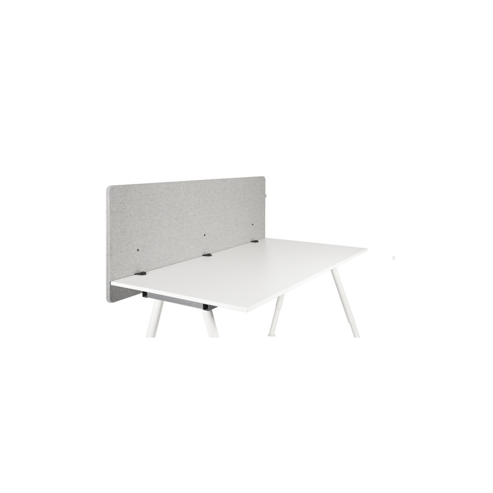 Productafbeelding nr. 3: Akoestische tafelscheidingswand hjh OFFICE FLEXMIUT D 180 cm, lichtgrijs