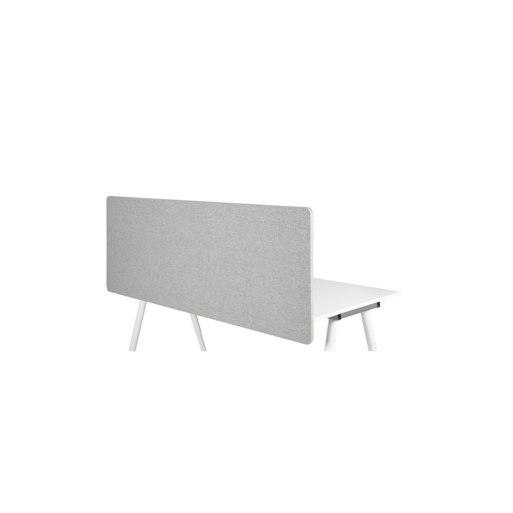 Productafbeelding nr. 4: Akoestische tafelscheidingswand hjh OFFICE FLEXMIUT D 180 cm, lichtgrijs