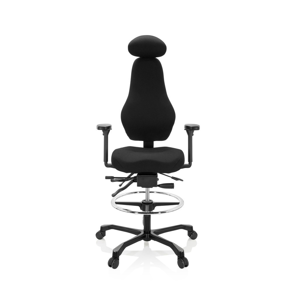 Product afbeelding: Werkstoel / baliestoel hjh OFFICE RESISTIO WORK stof, zwart