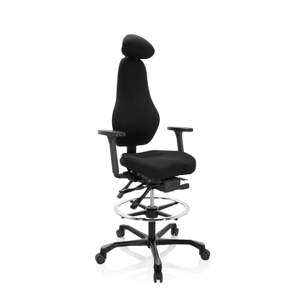 Productafbeelding nr. 6: Werkstoel / baliestoel hjh OFFICE RESISTIO WORK stof, zwart