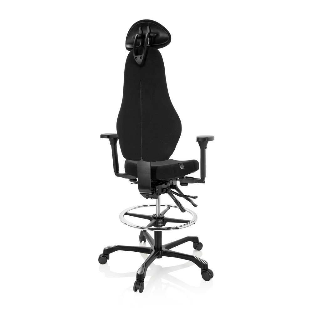 Productafbeelding nr. 9: Werkstoel / baliestoel hjh OFFICE RESISTIO WORK stof, zwart