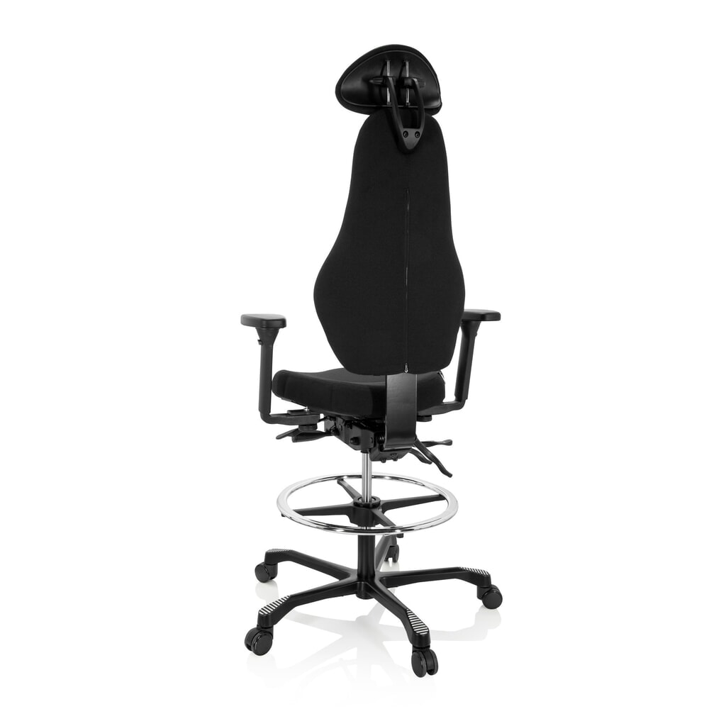 Werkstoel / baliestoel hjh OFFICE RESISTIO WORK stof, zwart Productafbeelding nr. 10: Werkstoel / baliestoel hjh OFFICE RESISTIO WORK stof, zwart