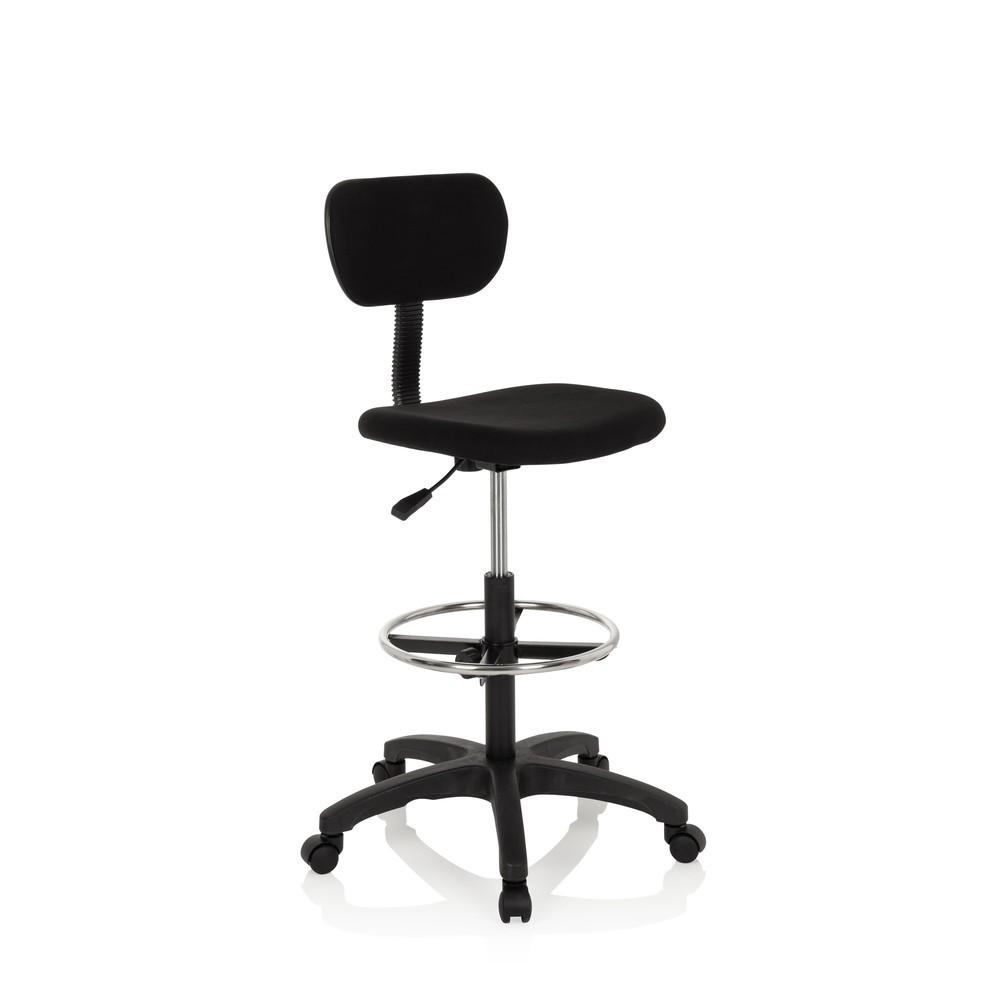 Productafbeelding nr. 4: Werkstoel / werkkruk hjh OFFICE TOP WORK 05 stof, zwart