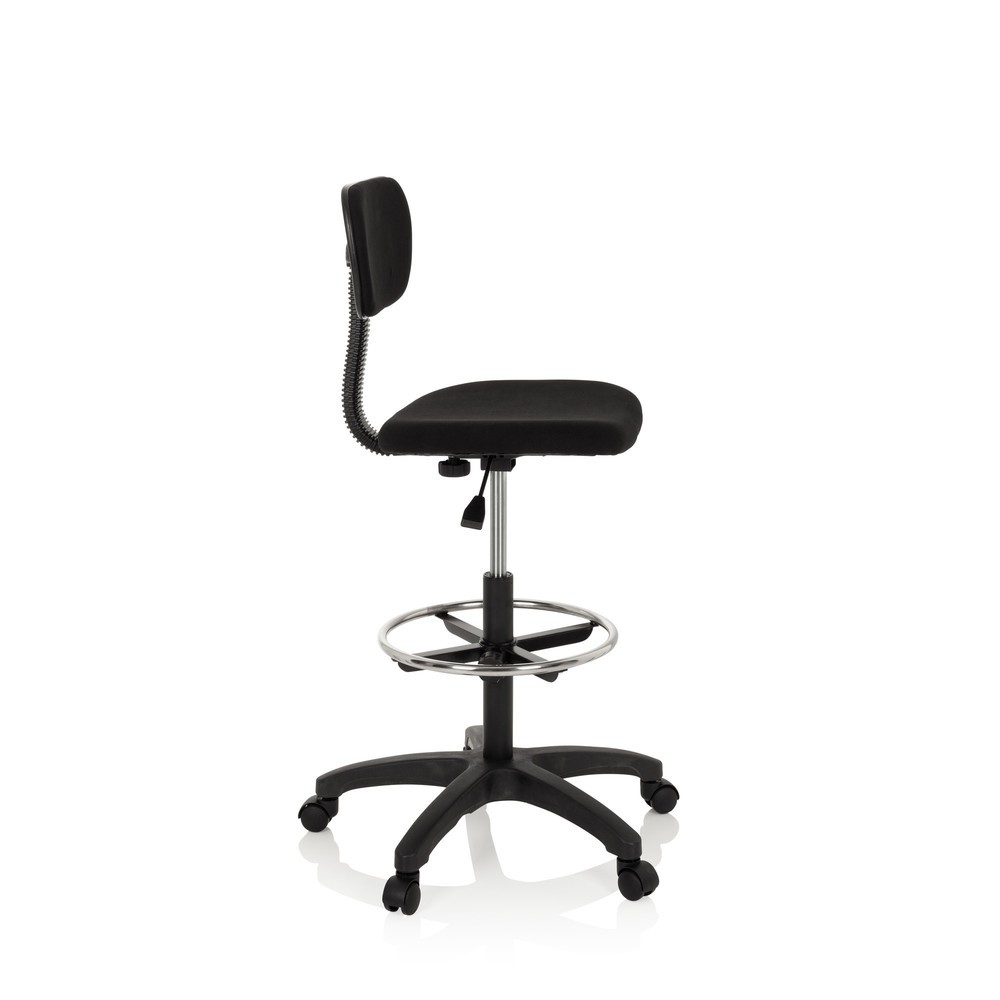 Productafbeelding nr. 6: Werkstoel / werkkruk hjh OFFICE TOP WORK 05 stof, zwart